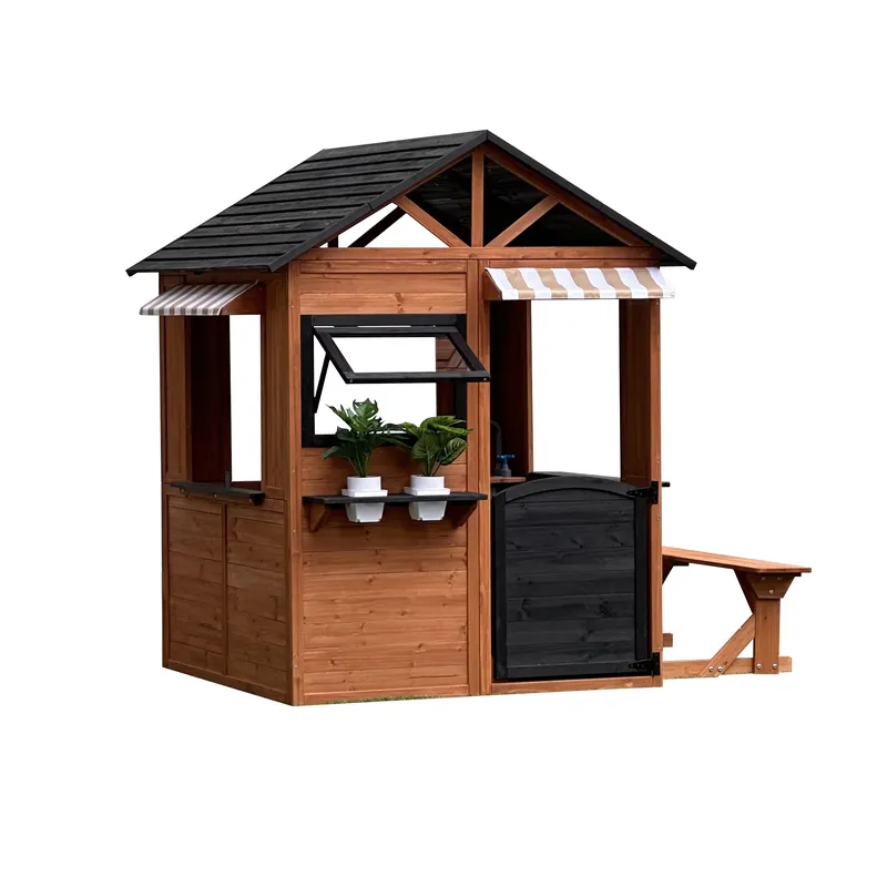 Kids Outdoor Climbing Frame - Casa delle Bambole in Legno per